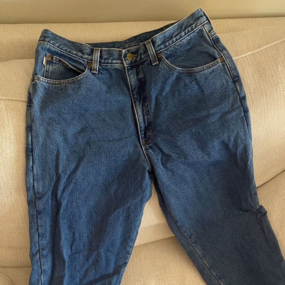 M’s LL Bean Double L Flannel-lined Jeans - 35x34